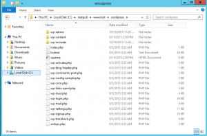 Wordpress Installation 10