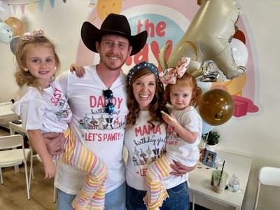 Michael Groff with family